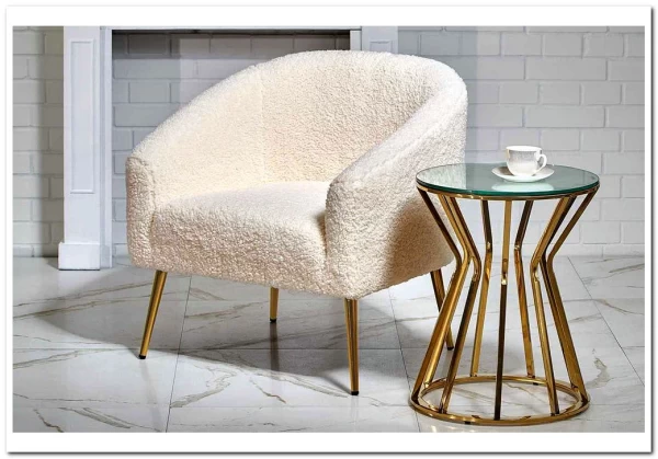 Кресло Halmar GRIFON (кремовый/золотой) заказать по цене 29 833 руб. в Омске