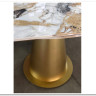 Стол TERAMO 135 GLOSS GRAND JADE SOLID CERAMIC, керамика, поворотн.механизм / Бронзовый, DISAUR заказать по цене 63 810 руб. в Омске