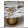 Стол TERAMO 135 GLOSS GRAND JADE SOLID CERAMIC, керамика, поворотн.механизм / Бронзовый, DISAUR заказать по цене 63 810 руб. в Омске