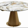 Стол TERAMO 135 GLOSS GRAND JADE SOLID CERAMIC, керамика, поворотн.механизм / Бронзовый, DISAUR заказать по цене 63 810 руб. в Омске