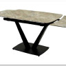 Стол ALATRI 120 GLOSS ATHENS BROWN SINTERED STONE / BLACK заказать по цене 0 руб. в Омске