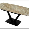 Стол ALATRI 120 GLOSS ATHENS BROWN SINTERED STONE / BLACK заказать по цене 0 руб. в Омске