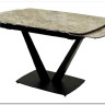 Стол ALATRI 120 GLOSS ATHENS BROWN SINTERED STONE / BLACK заказать по цене 0 руб. в Омске