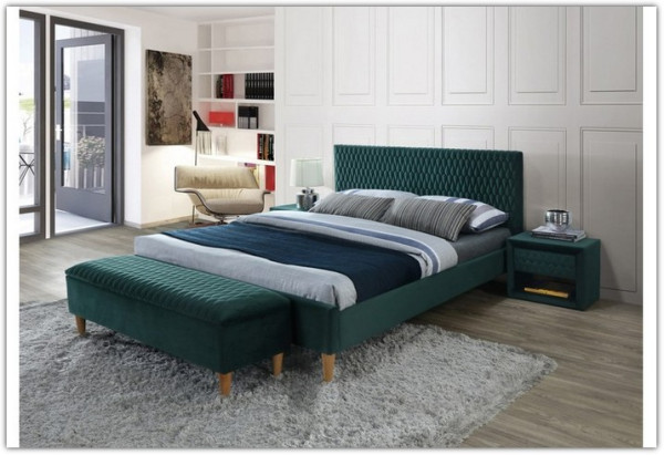Кровать AZURRO Velvet 160/200 Signal заказать по цене 46 473 руб. в Омске