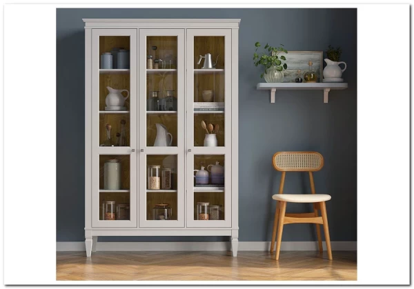 Шкаф для посуды Ольса-С 300 из массива сосны заказать по цене 70 805 руб. в Омске