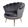 Кресло SIGNAL CAMELLIA Velvet Bluvel 14 (серый/золотой) заказать по цене 29 214 руб. в Омске