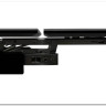 Стол Кентукки 3 140 БЕЛЫЙ МРАМОР, стекло / ЧЕРНЫЙ заказать по цене 49 950 руб. в Омске