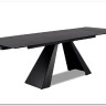 Стол обеденный Signal SALVADORE Ceramic 160 раскладной (Pietra Di Savoia серый/черный мат) заказать по цене 145 445 руб. в Омске