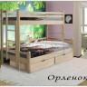 Двухъярусная кровать Орлёнок c нижним спальным местом 120/140 из сосны по цене 49 130 руб. в магазине Другая Мебель в Омске