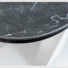 Стол обеденный Signal CASSINO II Ceramic 160 раскладной графит мрамор/белый заказать по цене 151 527 руб. в Омске