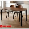 Стол обеденный Halmar PEDRO 160 (орех/черный) заказать по цене 49 171 руб. в Омске