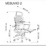 Кресло компьютерное HALMAR VESUVIO 2 бирюзовый/серый/белый заказать по цене 16 825 руб. в Омске