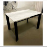 Стол CORNER 120 MATT WHITE MARBLE SOLID CERAMIC / BLACK заказать по цене 53 750 руб. в Омске