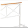 Купить Кровать Iris (mod.9311) дерево гевея/металл, 160*200 см (Queen bed), Белый (White) с доставкой по России по цене производителя можно в магазине Другая Мебель в Омске