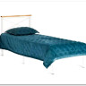 Купить Кровать Iris (mod.9311) дерево гевея/металл, 90*200 см (Single bed), Белый (White) с доставкой по России по цене производителя можно в магазине Другая Мебель в Омске