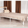 Купить Кровать Iris (mod.9311) дерево гевея/металл, 90*200 см (Single bed), Белый (White) с доставкой по России по цене производителя можно в магазине Другая Мебель в Омске
