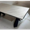 Стол ORISTANO 200 MARBLES KL-99 Белый мрамор матовый, итальянская керамика/ черный каркас, DISAUR заказать по цене 99 040 руб. в Омске