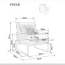 Кресло SIGNAL FOCUS Buffalo 06 (серый/черный) заказать по цене 25 670 руб. в Омске