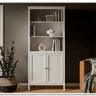 Стеллаж Ева (Хельга) REG/125 белый BRW заказать по цене 10 570 руб. в Омске