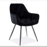 Стул кухонный Signal CHERRY Velvet Bluvel 19 (черный/черный мат) заказать по цене 15 528 руб. в Омске