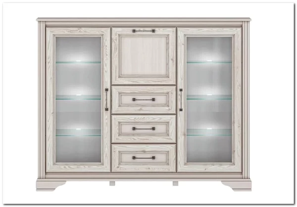 Тумба Stylius (Стилиус) B169-KOM2W1B3S BRW заказать по цене 42 740 руб. в Омске