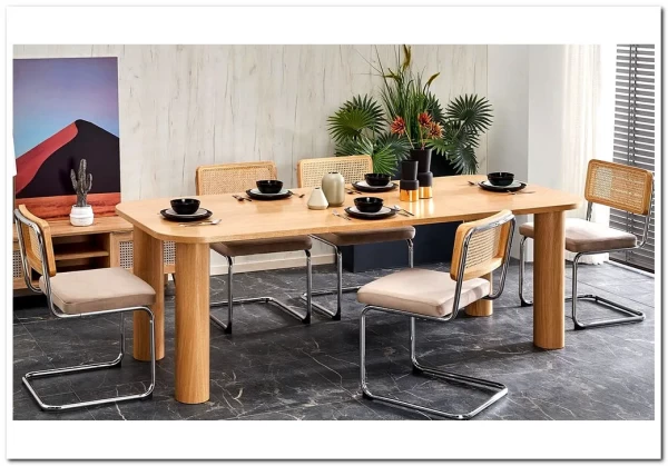 Стол обеденный Halmar ELEFANTE PROSTOKAT (дуб натуральный) заказать по цене 132 102 руб. в Омске