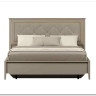 Кровать с мягким элементом Classic LOZ160x200 глиняный серый BRW заказать по цене 43 300 руб. в Омске