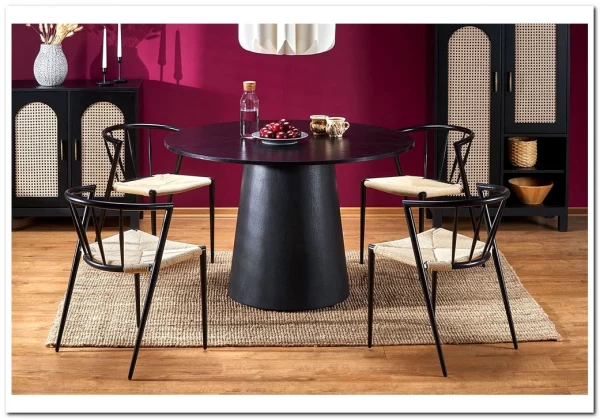 Стол обеденный Halmar GINTER (черный) заказать по цене 43 867 руб. в Омске