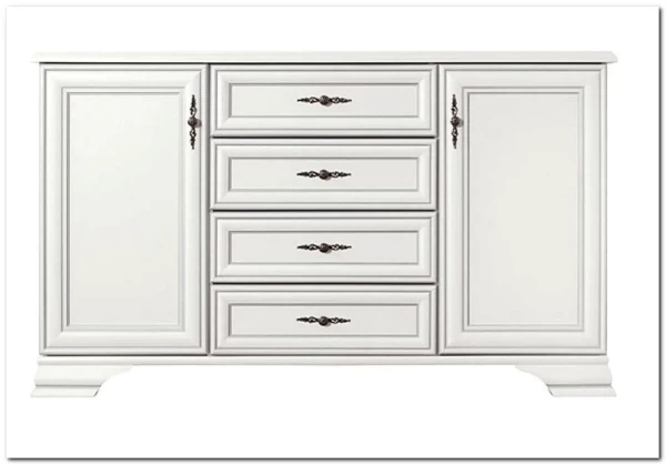 Тумба Кентаки KOM2D4S белый БРВ заказать по цене 31 120 руб. в Омске