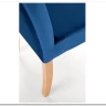 Стул кухонный Halmar CLARION Monolith 77 (синий/дуб медовый) заказать по цене 14 456 руб. в Омске