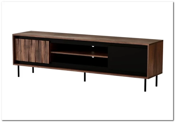 Тумба под телевизор Halmar SWING RTV-1 (орех/черный) заказать по цене 28 685 руб. в Омске