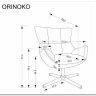 Кресло Halmar ORINOKO (серый) заказать по цене 29 954 руб. в Омске