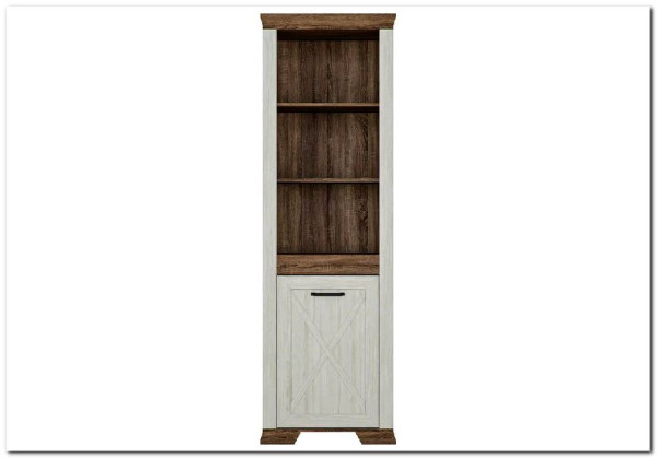Стеллаж Marselle REG1DP BRW для гостиной по цене 21 470 руб.