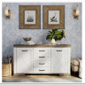 Стеллаж Marselle REG1DP BRW для гостиной по цене 21 470 руб.