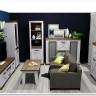 Стеллаж Marselle REG1DP BRW для гостиной по цене 21 470 руб.