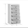 Комод Koen КОМ5S ясень снежный BRW заказать по цене 12 700 руб. в Омске