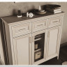 Шкаф-витрина Classic глиняный серый REG2W2D1S/170 BRW заказать по цене 38 730 руб. в Омске