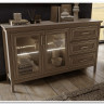Шкаф-витрина Classic глиняный серый REG2W2D1S/170 BRW заказать по цене 38 730 руб. в Омске