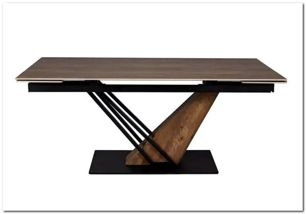 Стол обеденный Signal GENESIS Legno 160 (эффект дерева/дуб/черный)  заказать по цене 110 675 руб. в Омске