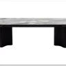 Стол АДАЖИО 240 (320) см MINERAL STONE NATURAL, керамика / Черный каркас заказать по цене 123 150 руб. в Омске