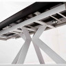 Стол BELLUNO 160 MARBLES KL-99 Белый мрамор матовый итальянская керамика/ белый каркас заказать по цене 99 320 руб. в Омске