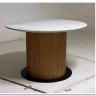 Стол MESA D120 цвет БЕЛЫЙ МРАМОР M326 / Каркас OAK, DISAUR заказать по цене 68 300 руб. в Омске