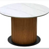 Стол MESA D120 цвет БЕЛЫЙ МРАМОР M326 / Каркас OAK, DISAUR заказать по цене 68 300 руб. в Омске