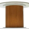 Стол MESA D120 цвет БЕЛЫЙ МРАМОР M326 / Каркас OAK, DISAUR заказать по цене 68 300 руб. в Омске