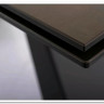 Стол обеденный Signal DIUNA Ceramic 160 раскланой (Ossido Bruno коричневый/черный мат) заказать по цене 166 934 руб. в Омске