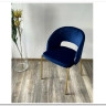 Стул AGNES BLUVEL-86 NAVY BLUE, золотой каркас заказать по цене 4 725 руб. в Омске